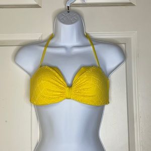 Yellow bikini top